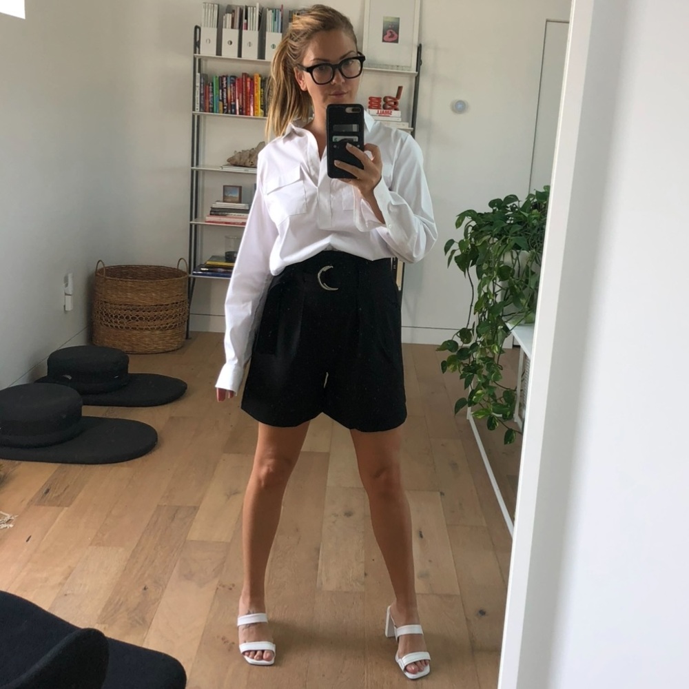 Ganni High Waist Shorts
